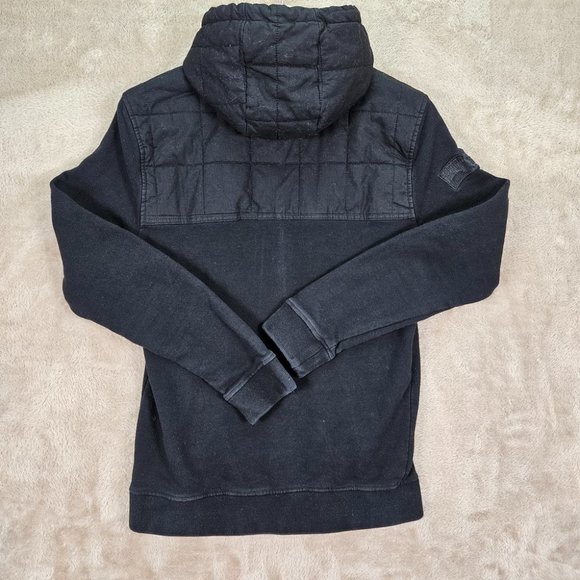 Triple Five Soul NYC 555 Full Zip Hoodie Pockets Men's Size S Long Sleeve Black - Picture 2 of 10